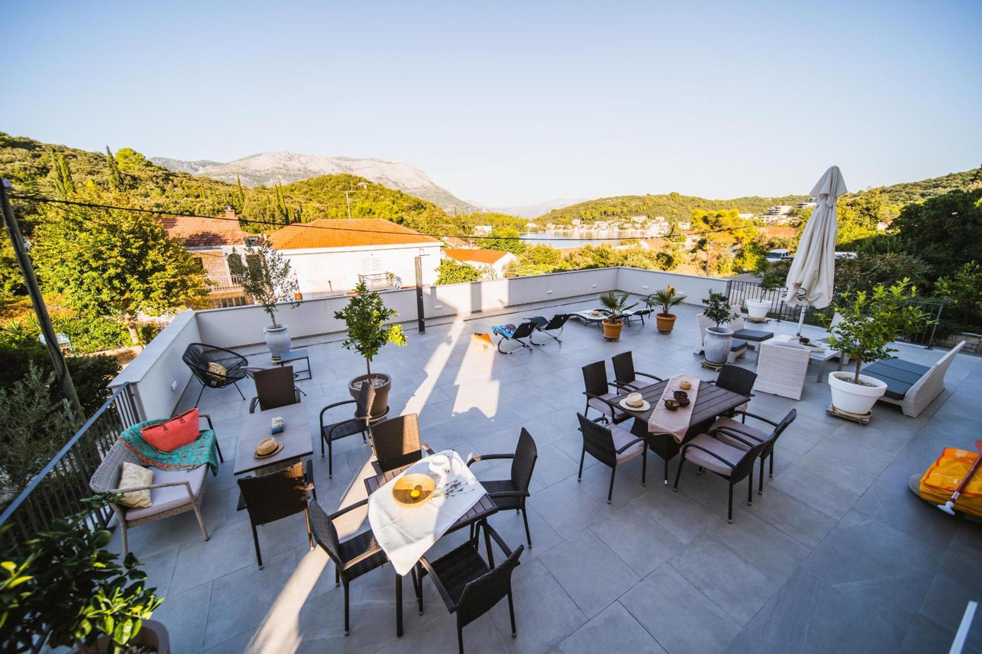Villa Teuta Korcula Town Bagian luar foto