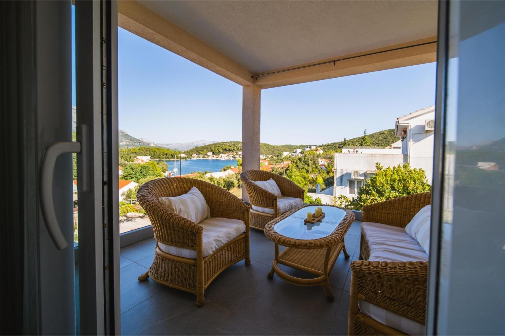Villa Teuta Korcula Town Bagian luar foto